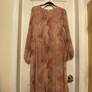 Aritzia Wilfred Daydreamer Midi Dress Size Medium